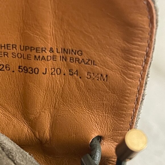 Tory Burch Lila Green Leather (Suede) Women's Bootie Size: 5.5 - Picture 12 of 16